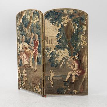 Two fragments of a tapestry, Flanders, 18th Century.