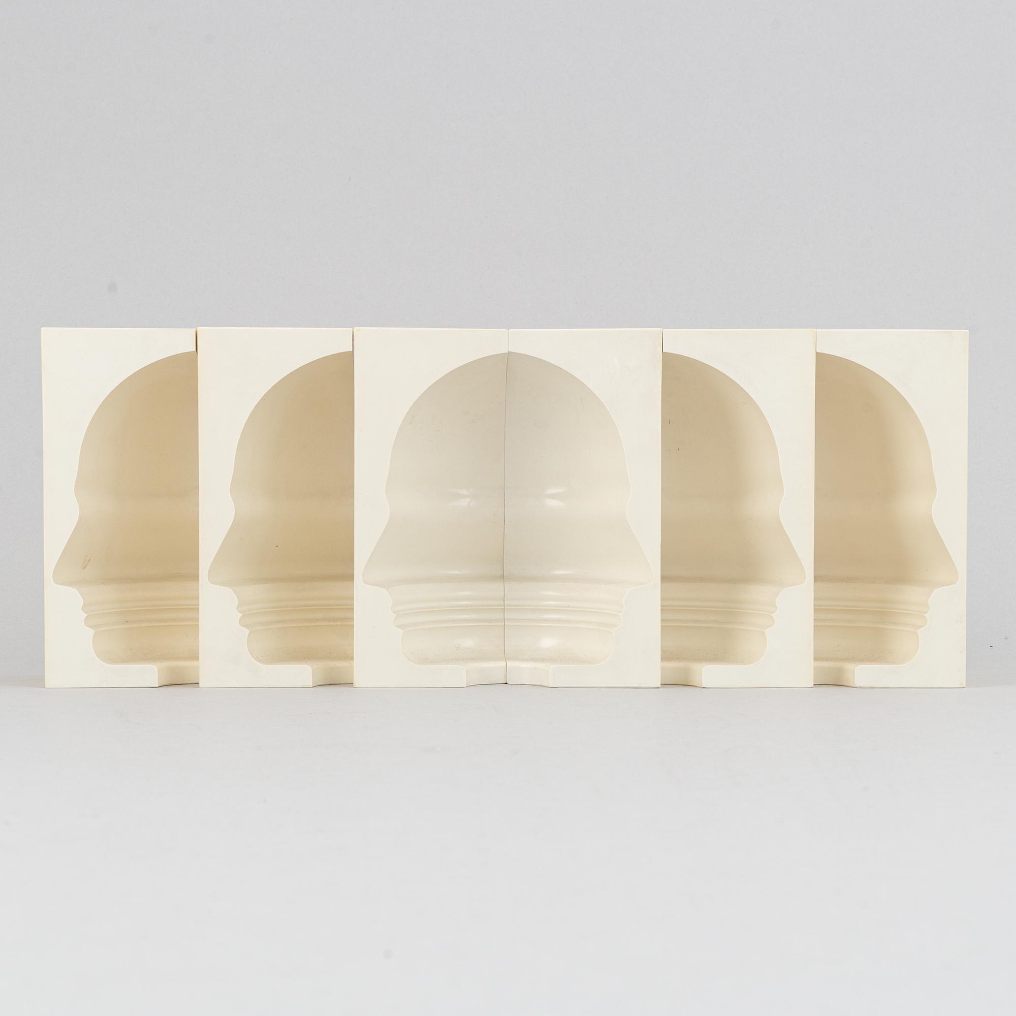 Sivert Lindblom, skulptur, 6 delar, 1968.