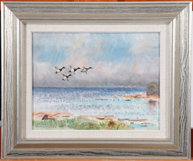 LILJEFORS, LINDORM, olja på pannå. sign. o dat. -74.