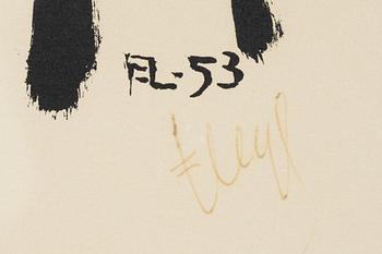 Fernand Léger, lithograph in colours, 1954, signed 52/775.