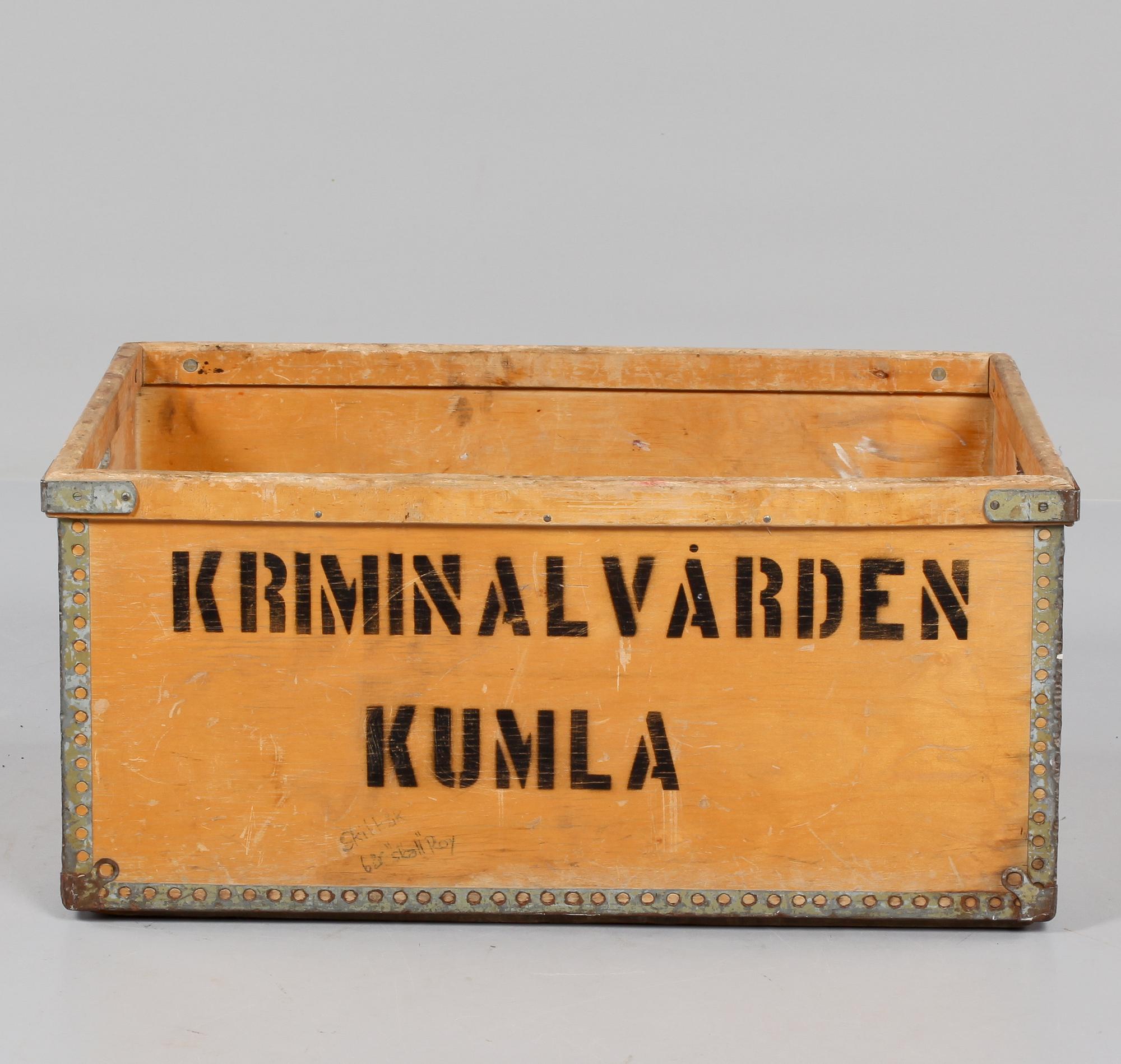 LÅDA, Kumla, 1900-talets andra hälft.