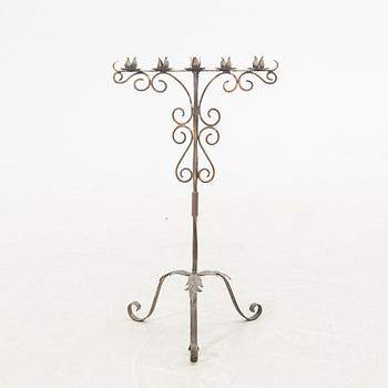 Golvljusstake 1900-talets mitt smide.