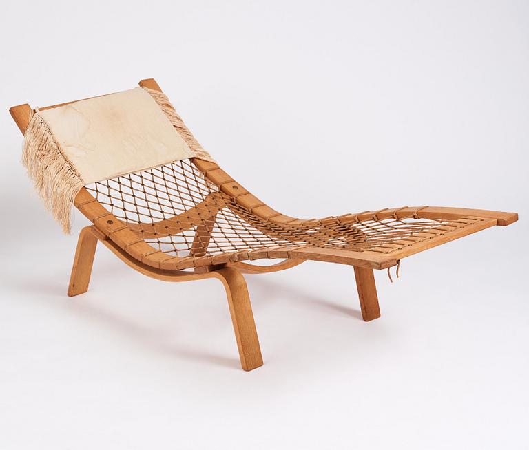 Hans J. Wegner, vilstol  "Hammock Chair GE2", Getama, Danmark, tidigt 1960-tal.