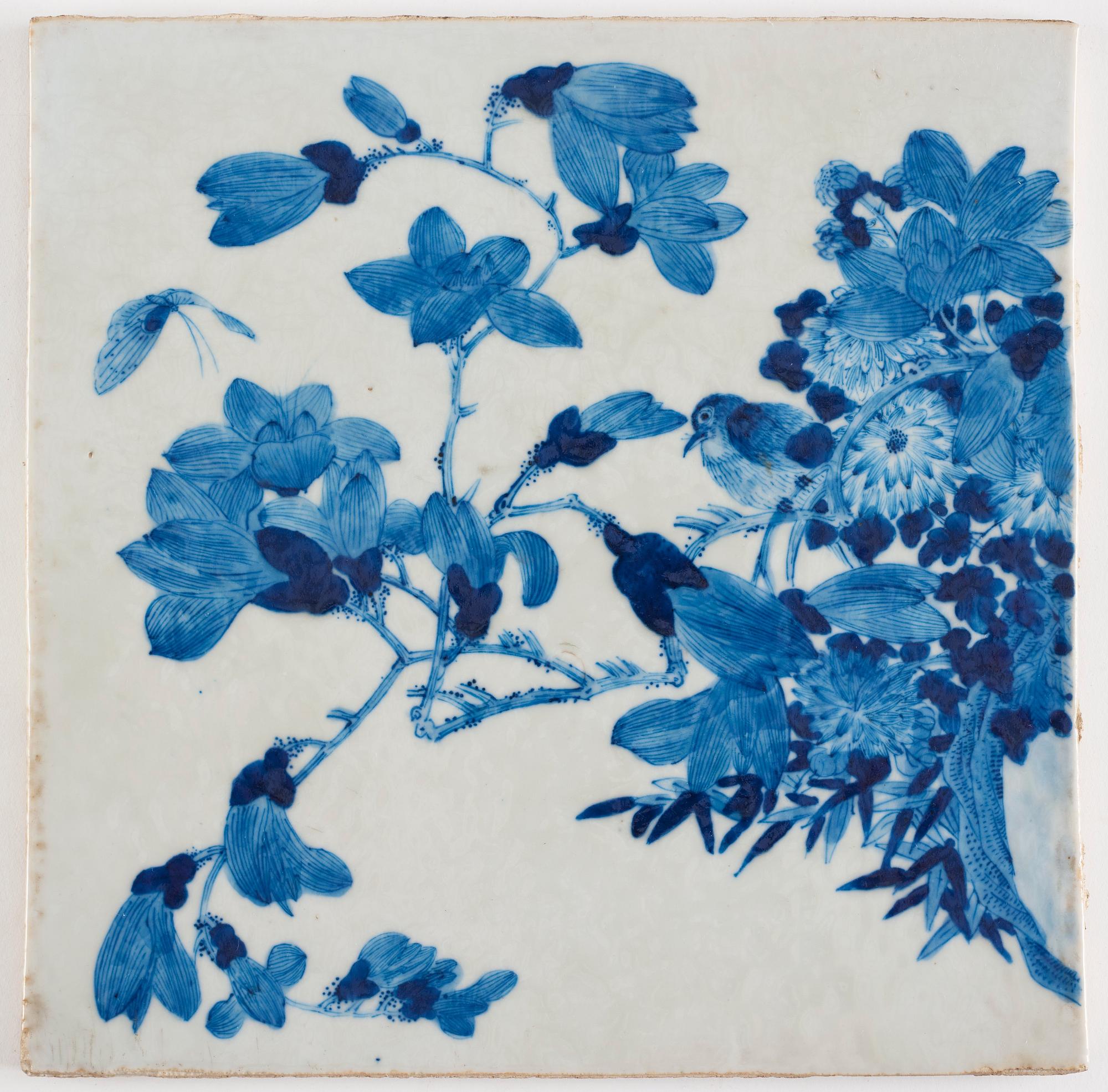 A Chinese six fold screen, Qing dynasty, 19th Century.