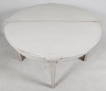 VÄGGBORD, 1 par, gustaviansk stil, 1800-/1900-tal.