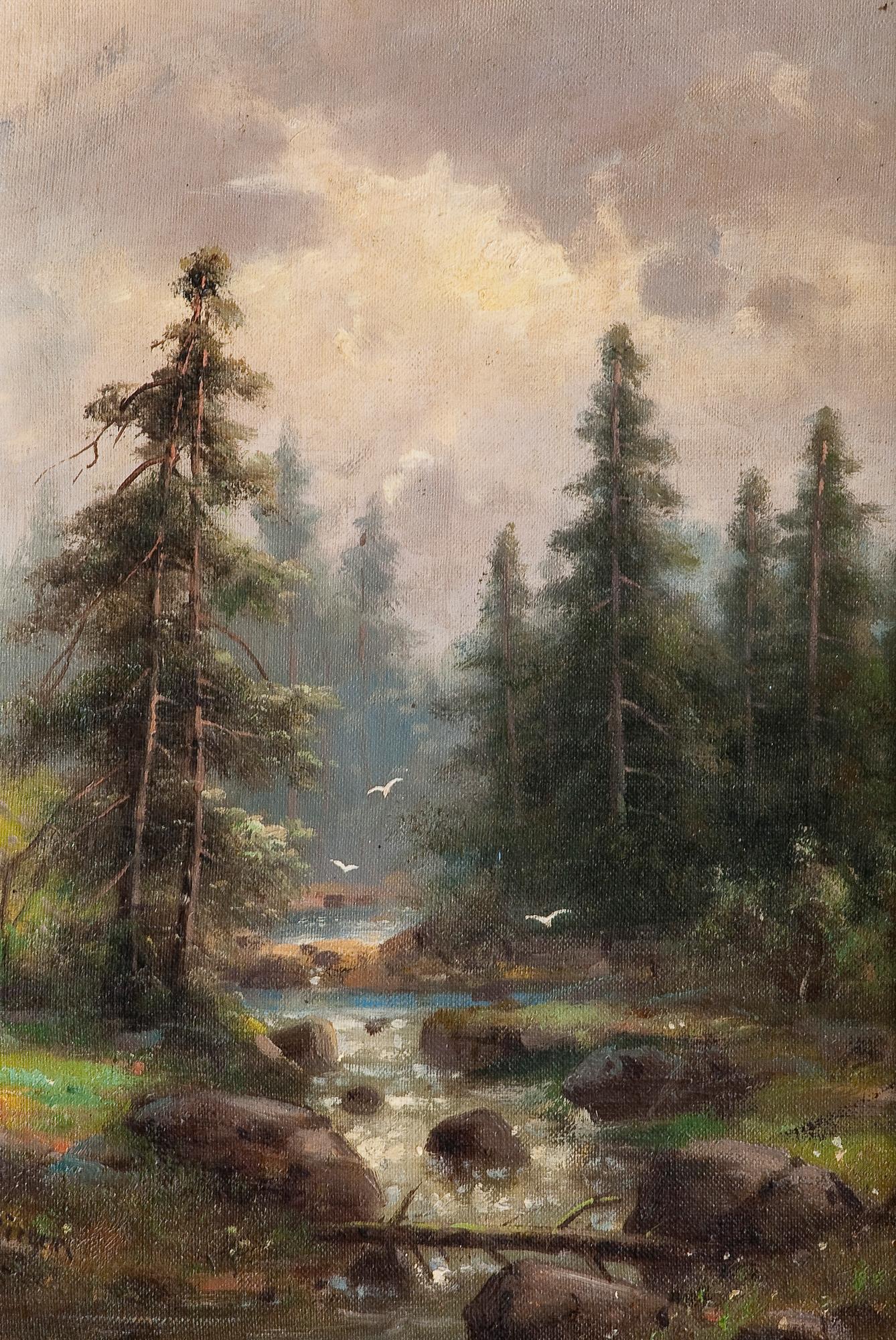 A BROOK IN THE FOREST.