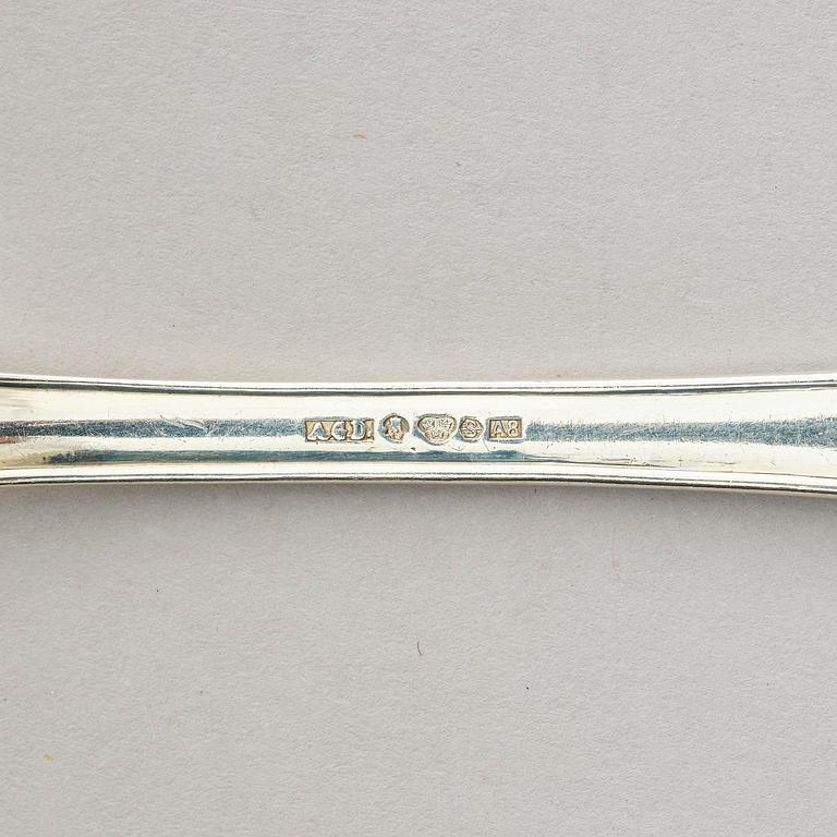 A Swedish silver cutlery set, 269 pieces, marks of AG Dufva, CG Hallberg et al., Stockholm 1925-1934.