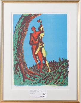 BENGTSSON, MARIA. Färglitografi, sign o numr 275/290. 