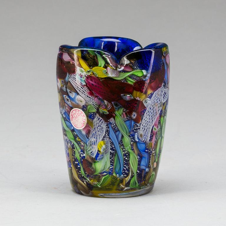 VAS, glas, Murano, Italien, 1900-talets andra hälft.