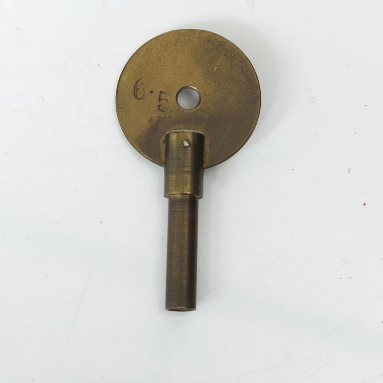 A wall clock, Germany/Austria, second half of the 19th Century.