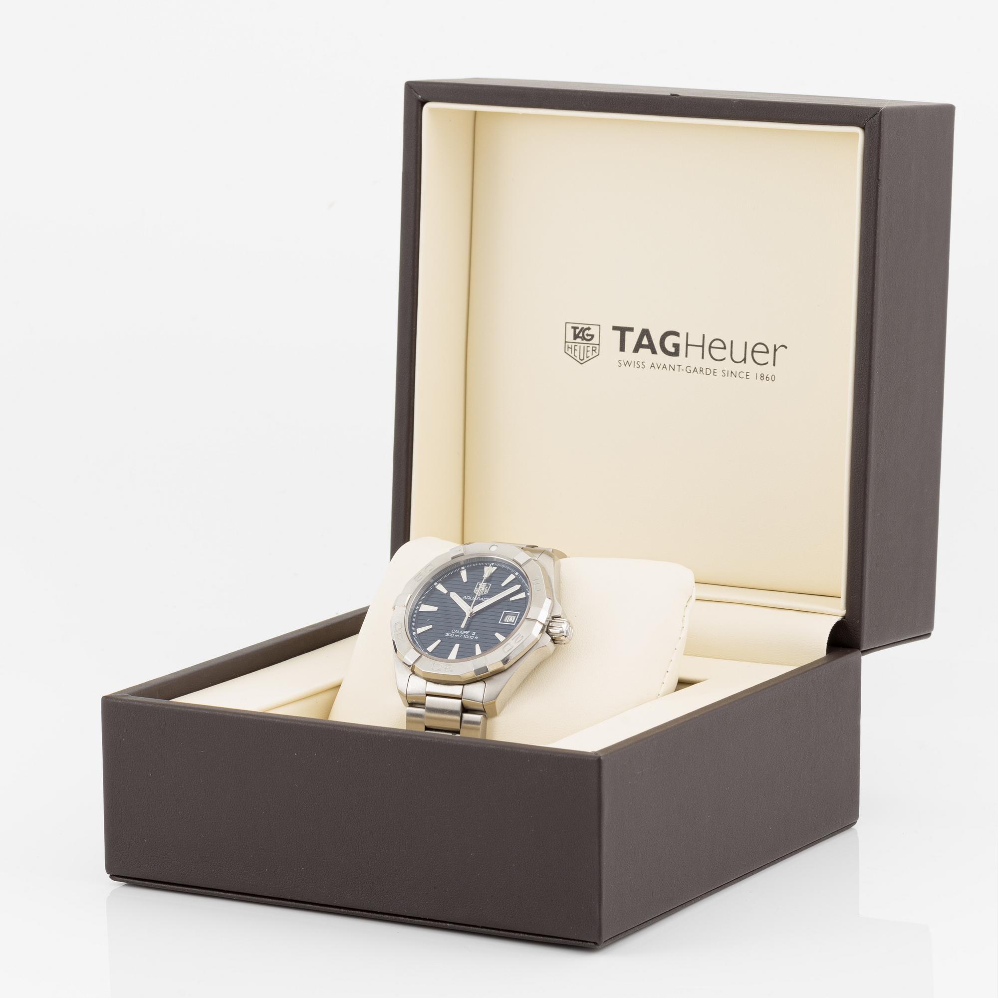 TAG Heuer, Aquaracer, Calibre 5, wristwatch, 41 mm.