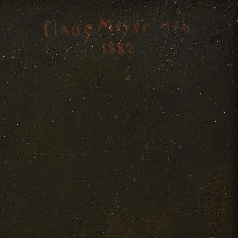 Claus Meyer, Handarbetande kvinna och man med kritpipa.