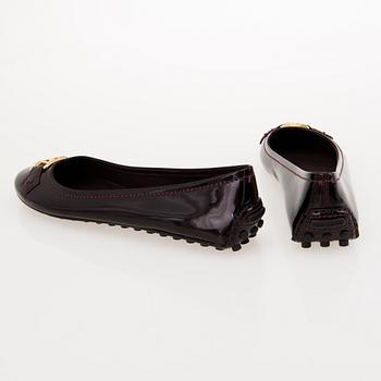 LOUIS VUITTON, "Oxford ballerina", SKOR i storlek 40.