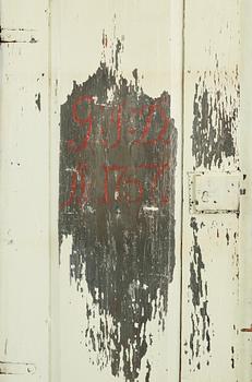 SKÅP, barock, bär datering 1757.