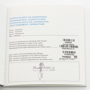 Panerai, Luminor, 1950, 3 Days GMT, ca 2016.