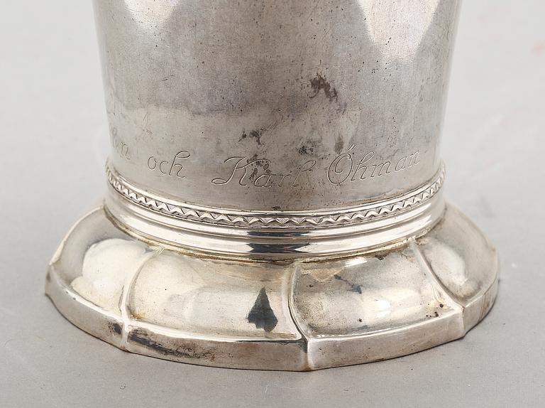 POKAL, silver, K Anderson, Stockholm, 1917. Ca 435 gr.