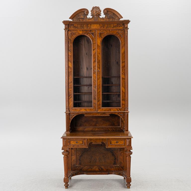 Bookcase/desk, second half of the 19th century.