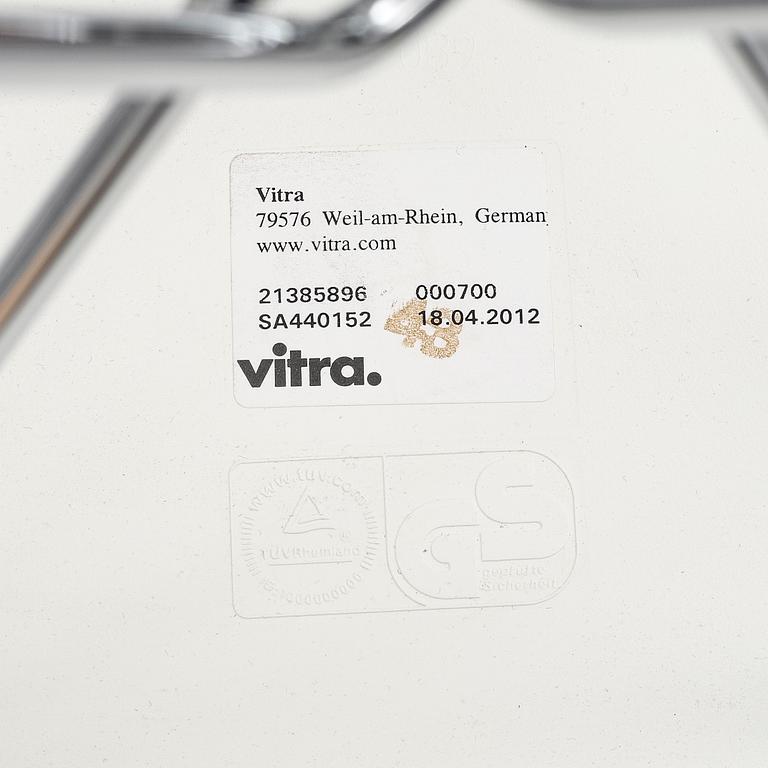 CHARLES AND RAY EAMES, six DSR chairs, Vitra, 2012.