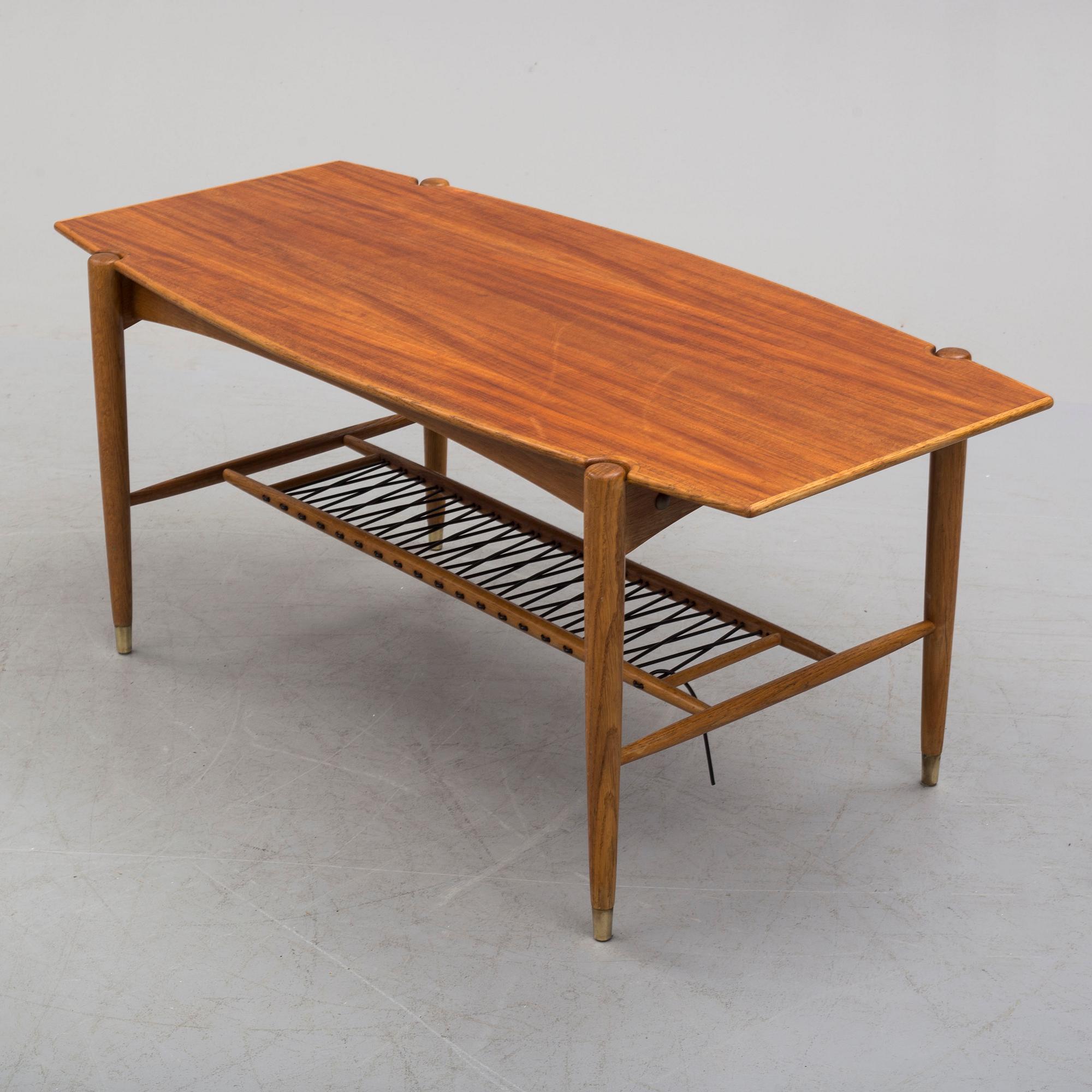 a second half of the 20th century table, from Bodafors, possibly by Bertil Fridhagen.