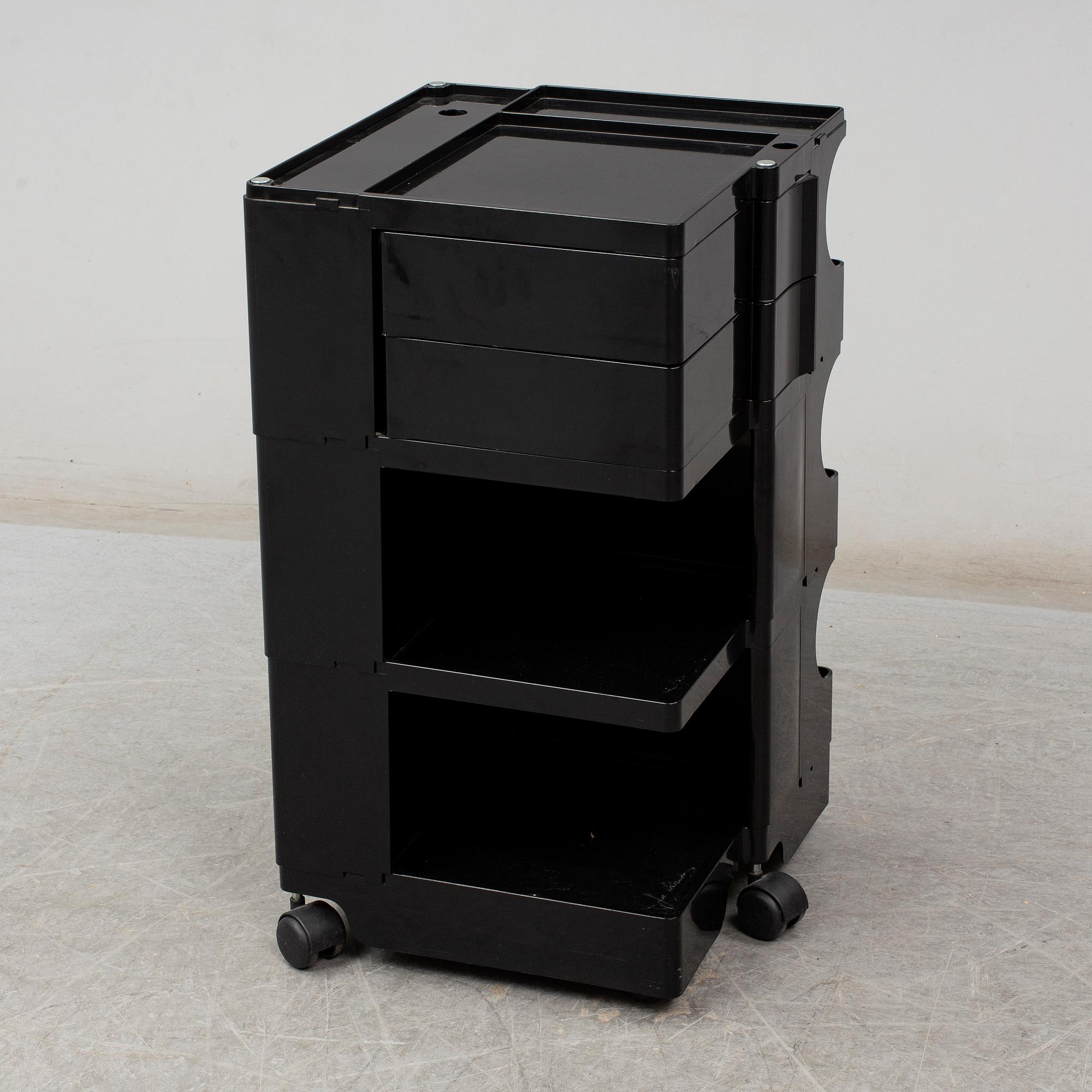 Boby Portable Storage System by Joe Colombo. Bieffeplast, Padova, Italy, designed 1968.