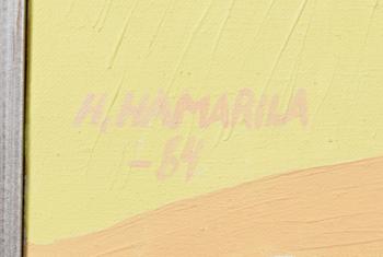 HEIKKI HAMARILA, oil on canvas, signed and dated -84.