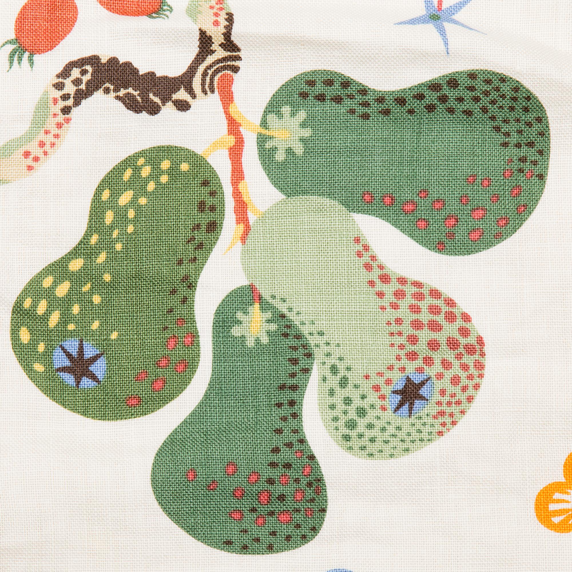 JOSEF FRANK, a 'Vegetable Tree' linen bed spread from Svenskt tenn.