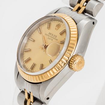 ROLEX, Oyster Perpetual Date, wristwatch, 26 mm.