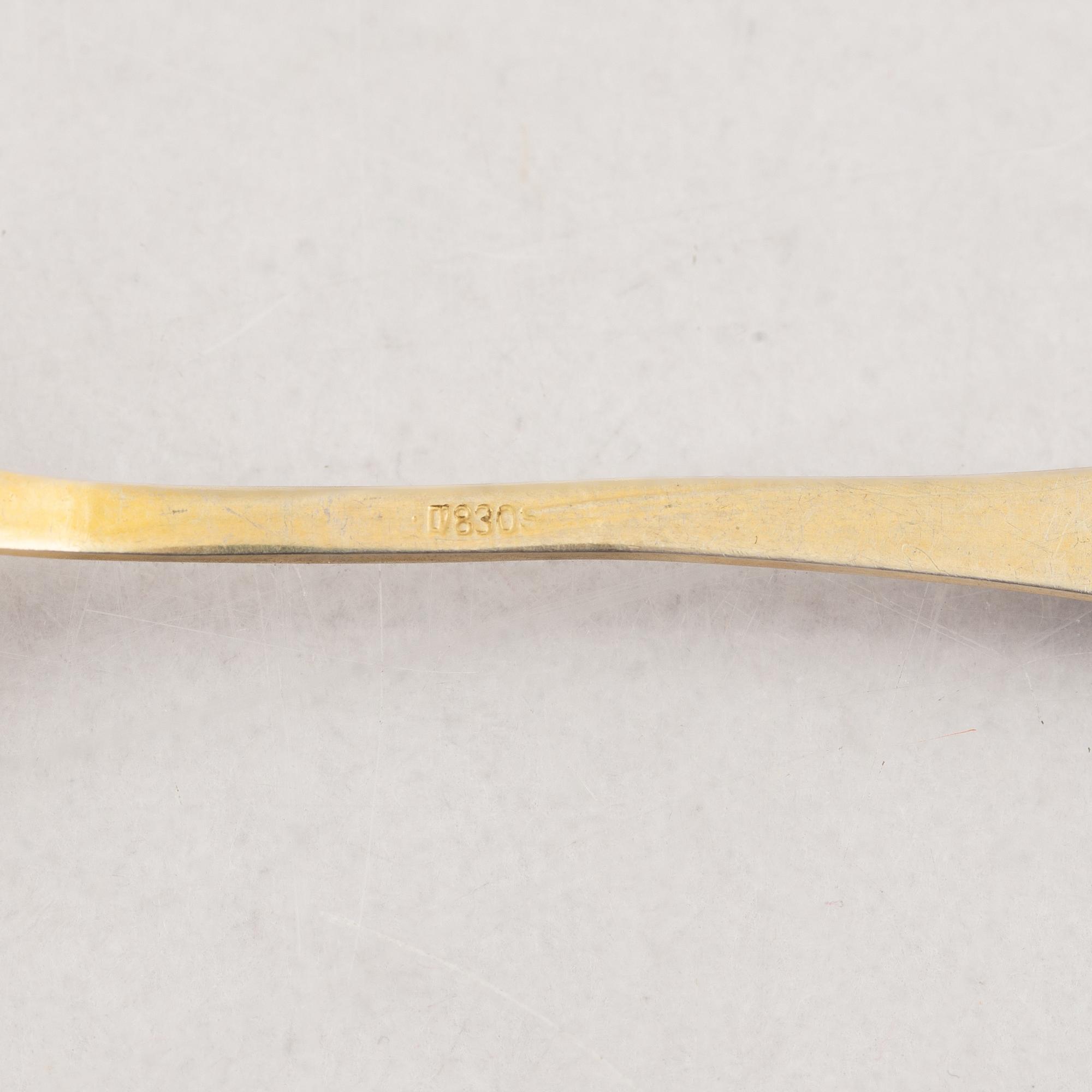 Silver Coffee and Mocha Spoons (24 pieces).