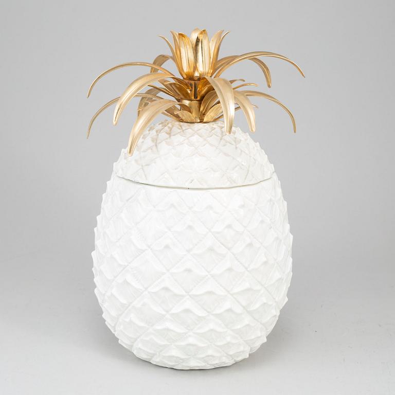 MAURO MANETTI, a pinapple ice bucket, Italy, second half of the 20th Century.