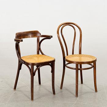 STOLAR 4 st samt KARMSTOLAR 2 st tidigt 1900-tal snarlika.