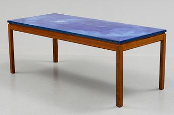 SOFFBORD, Algot Törneman, 1960-tal. Skivan signerad och numrerad.