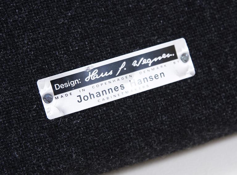 STOLAR, 4 st, "Lufthavnsstolen", modell AP 40, Hans J. Wegner, formgiven 1958.
