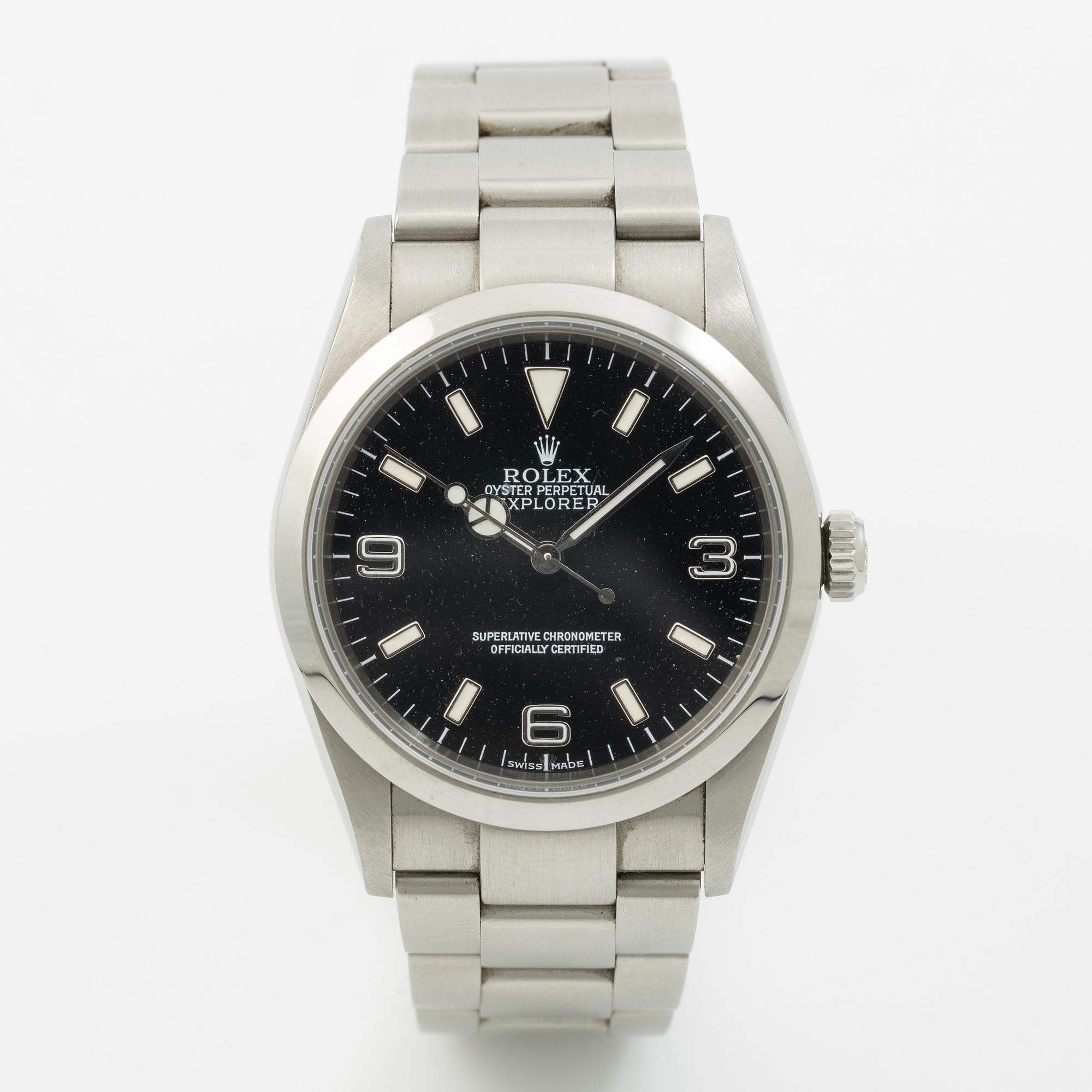Rolex, Oyster Perpetual, Explorer, wristwatch, 36 mm.