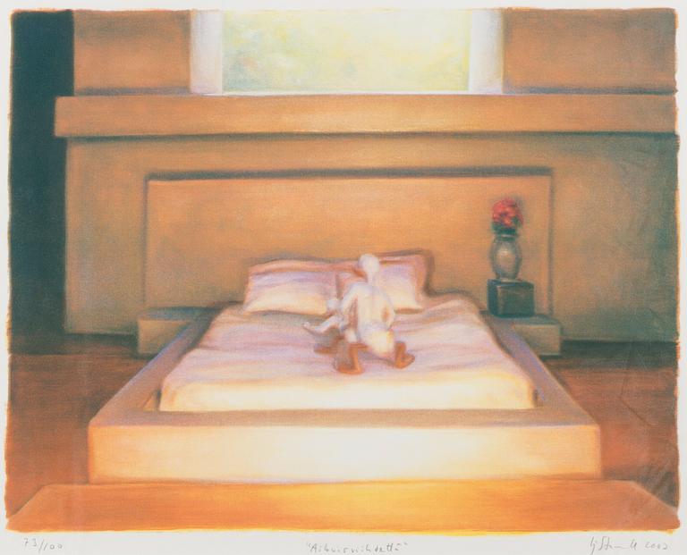 KAJ STENVALL, litografia, signeerattu ja päivätty 2003, numeroitu 73/100.