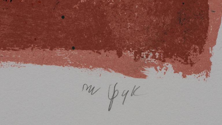 MADELEINE PYK, färglitografi, sign o numr 15/225.