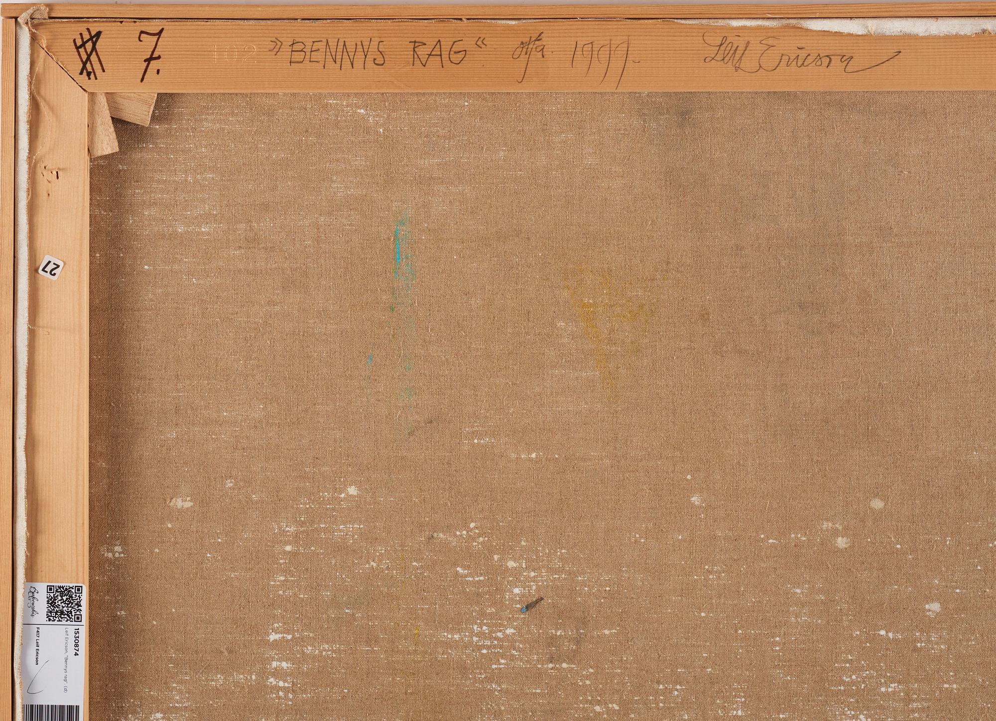 Leif Ericson, "Bennys rag".