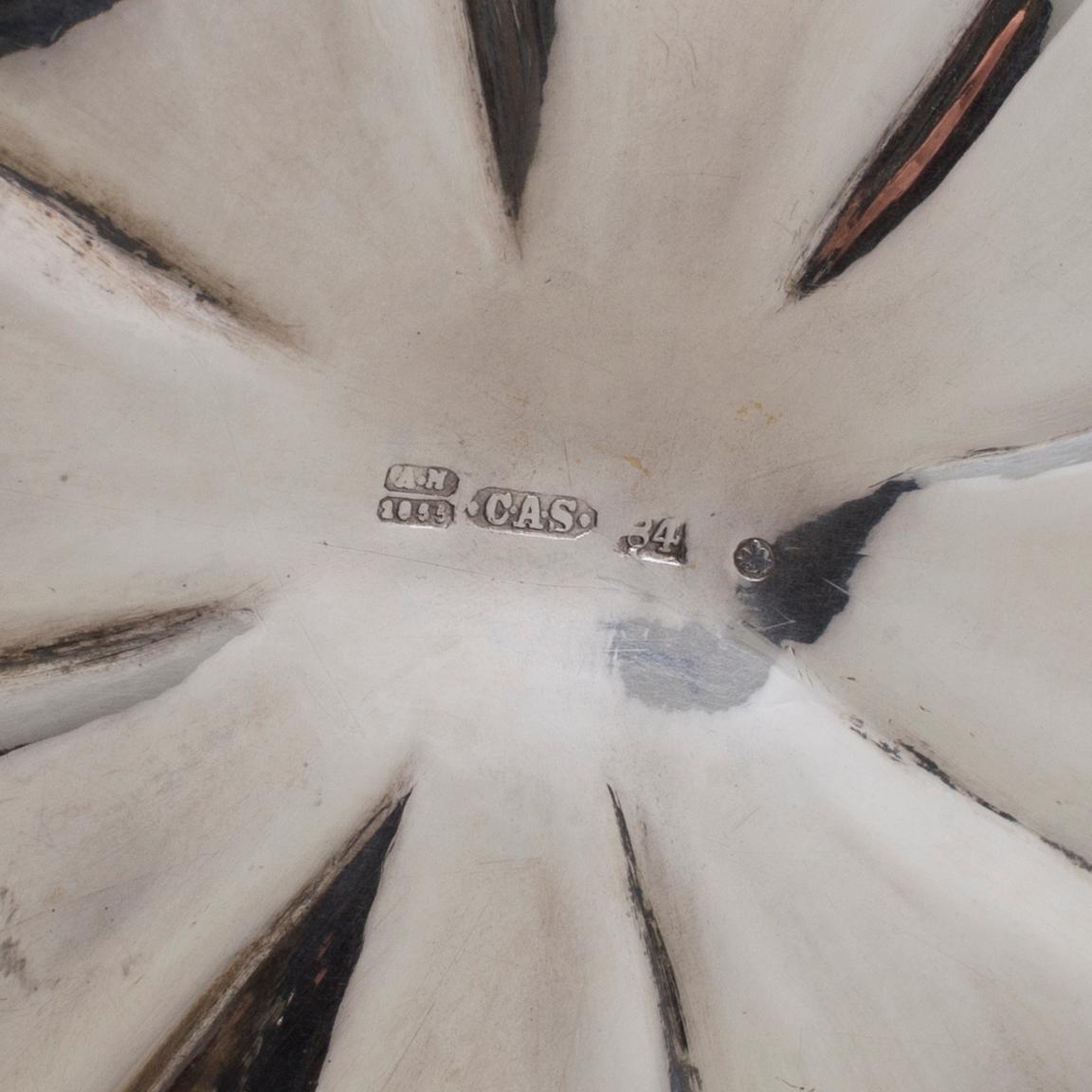 CARL ADOLF SEIPEL, S:t Petersburg 1855, brödkorg, silver.