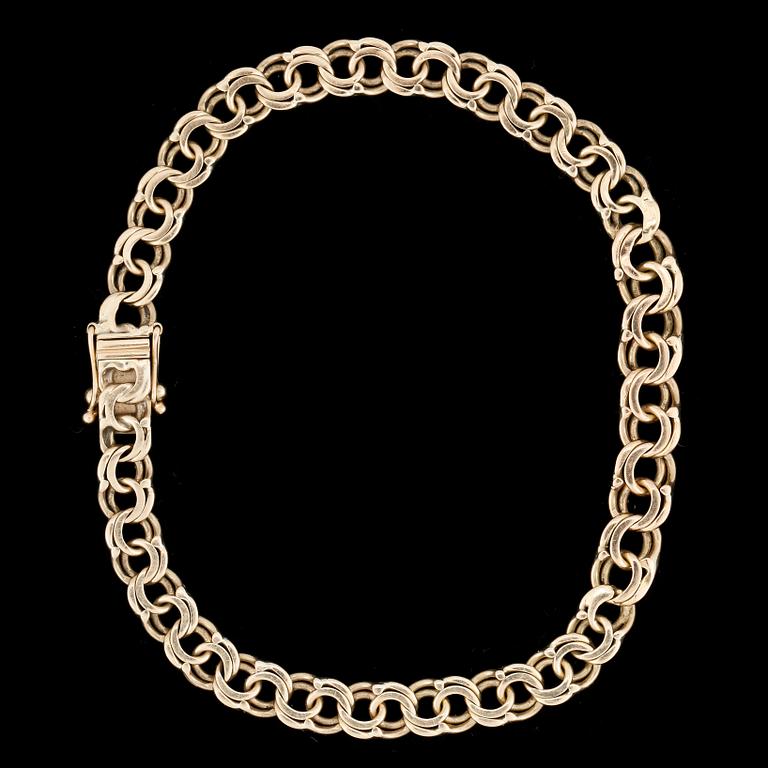 ARMBAND, 18k guld. Vikt 11,2g.