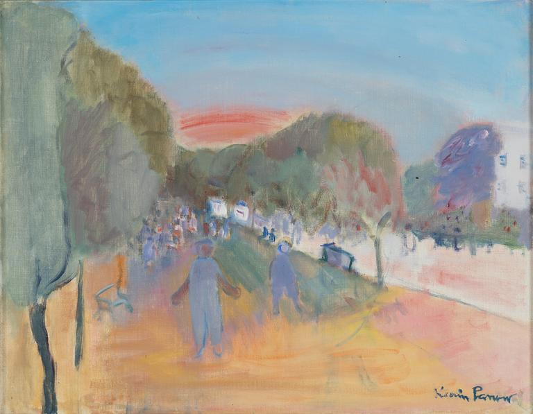 Karin Parrow, oil on canvas, signed.