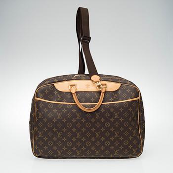A Louis Vuitton, "Alize 24 Heures" Monogram Canvas Travel Bag.