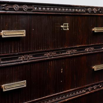 Axel Einar Hjorth, a macassar ebony chest of drawers, Nordiska Kompaniet, 1928, exhibited at the World's Fair in Barcelona 1929.