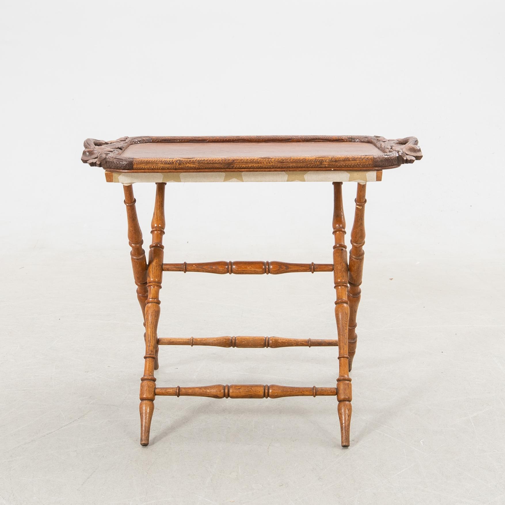 Tray with stand circa 1900.