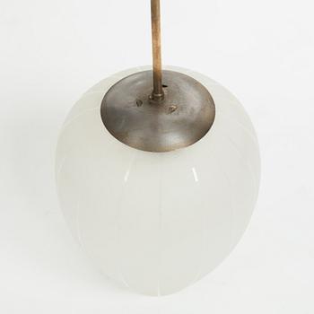 Harald Notini, taklampa, modell "11379", Arvid Böhlmarks Lampfabrik, Stockholm, 1940-tal.