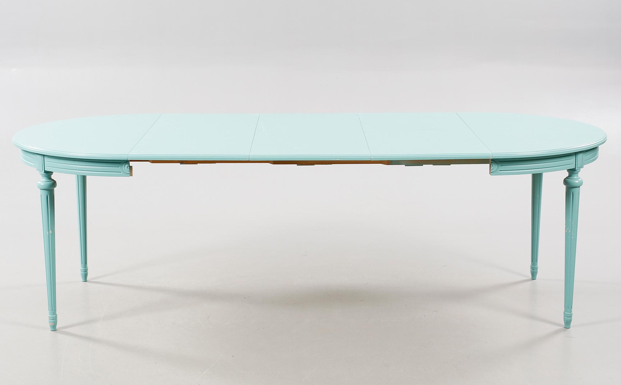 MATGRUPP, 7 delar, Gustaviansk stil, omkring 1900-talets mitt.