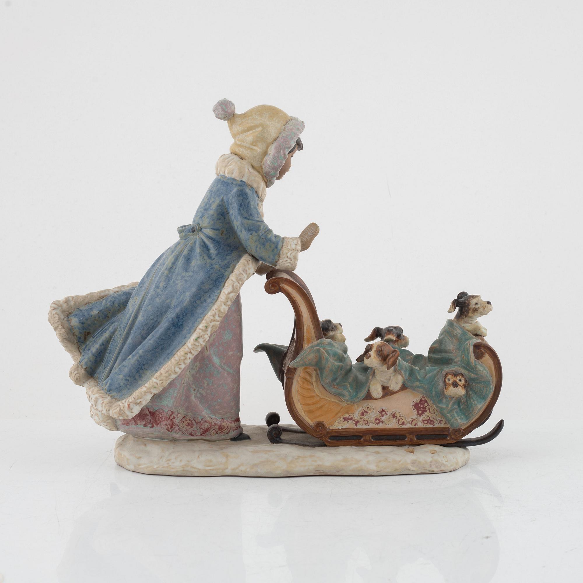 Figurin, porslin, Lladró, Spanien, 1991.