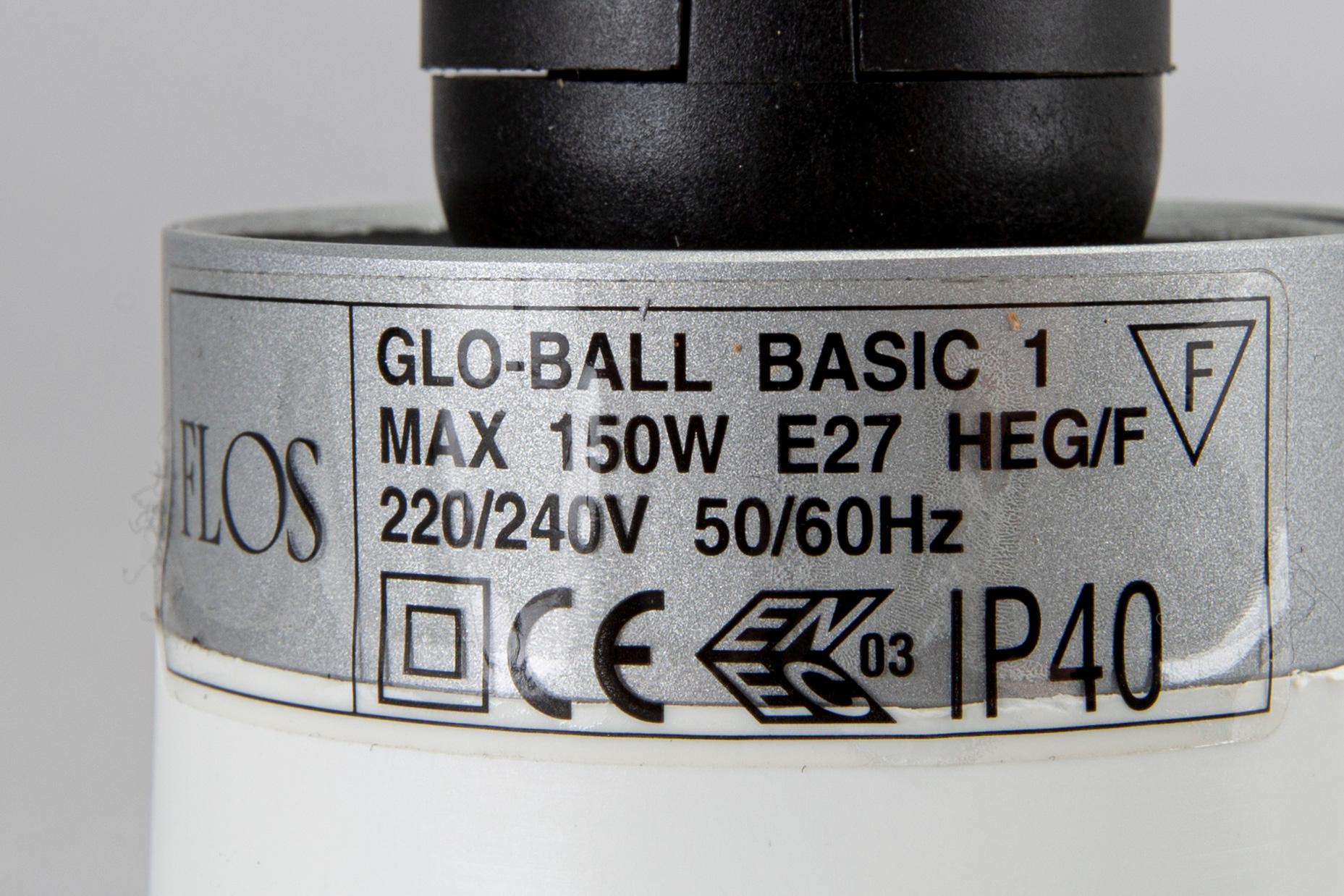 BORDSLAMPA, Glo-ball, Jasper Morrison, Flos.