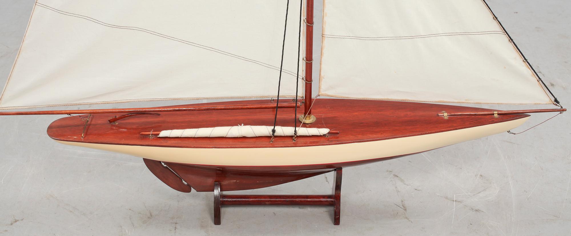 BÅTMODELL, 1900-talets andra hälft.