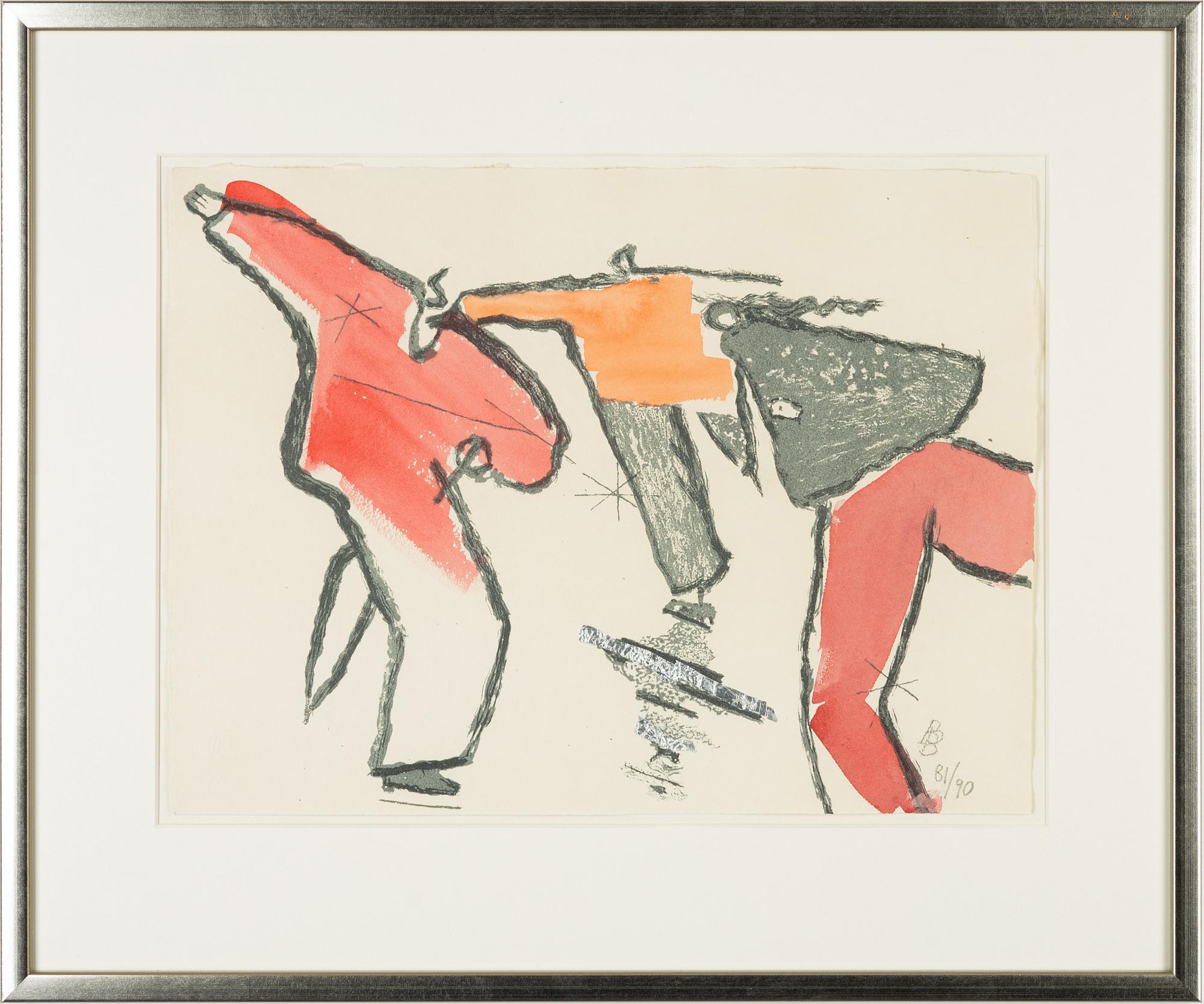 Birgit Broms, Skridskoåkare.