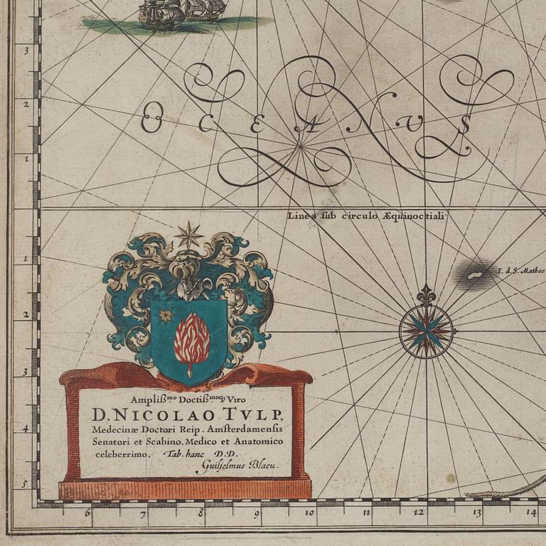 Johannes/Jean Blaeu, karta.