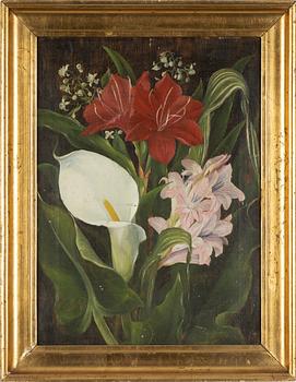 Unknown artist, 19th century, Flower still life.